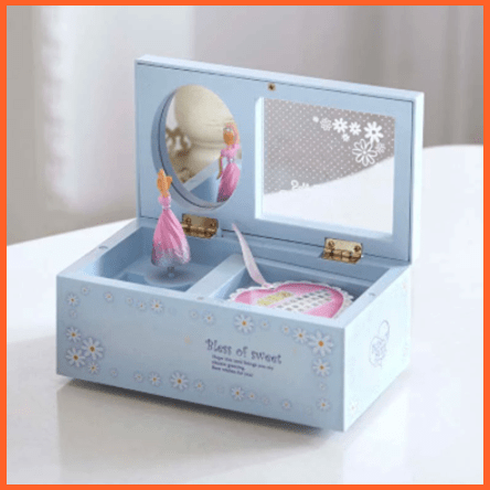 Fine Quality Jewellery Storage Musical Box With Dancing Ballerina | whatagift.com.au.