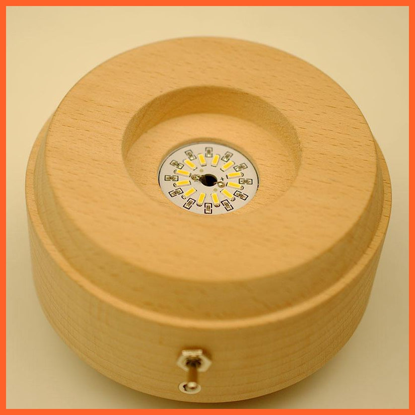 Wooden Music Box Base | Bluetooth Musical Base | whatagift.com.au.