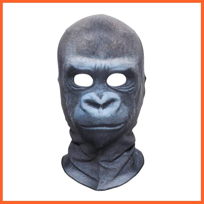 3D Chimpanzee Full Face Cover Cap | whatagift.com.au.