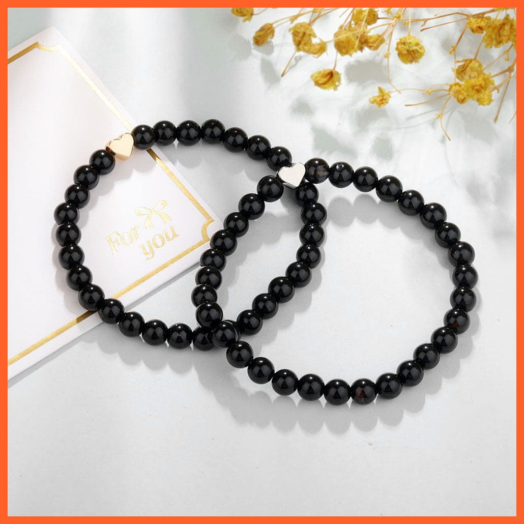 whatagift.com.au Natural Stone 6mm Beads Bracelet for Mother's Day Gifts