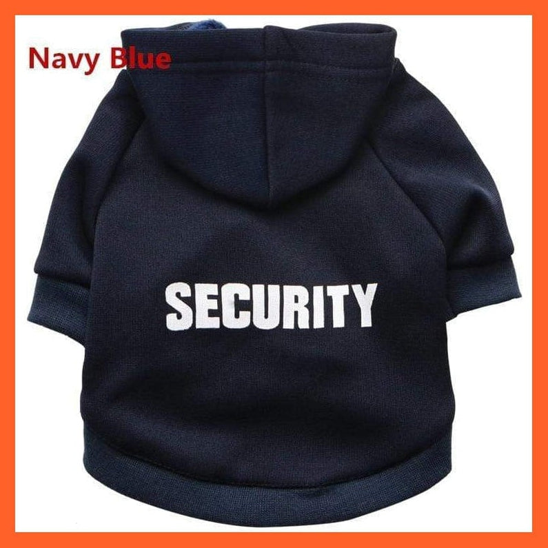 whatagift.com.au Navy Blue / L Security Cat Hoodies