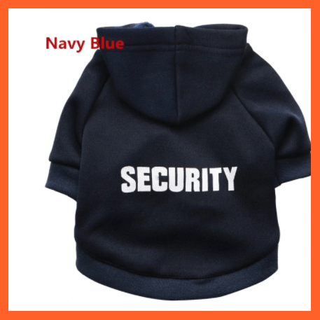 whatagift.com.au Navy Blue / XS Security Cat Hoodies