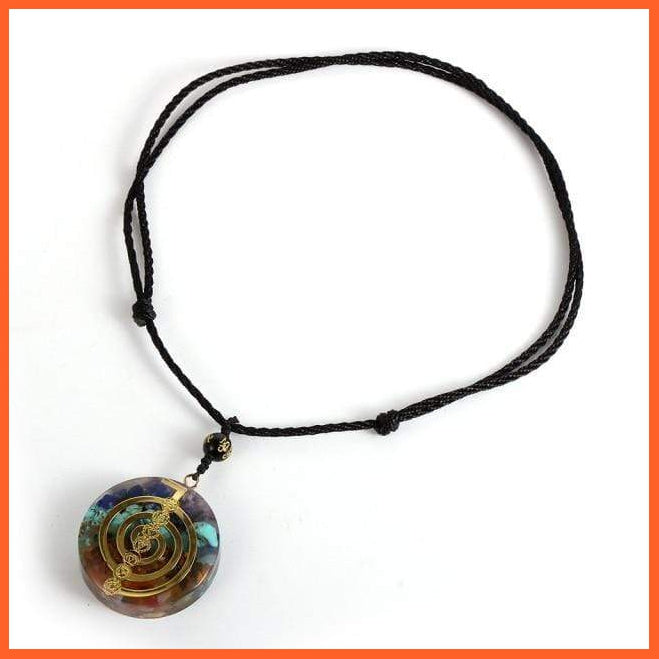 Energy Generator Orgone Amulet 7 Chakras Pendant Necklace | whatagift.com.au.
