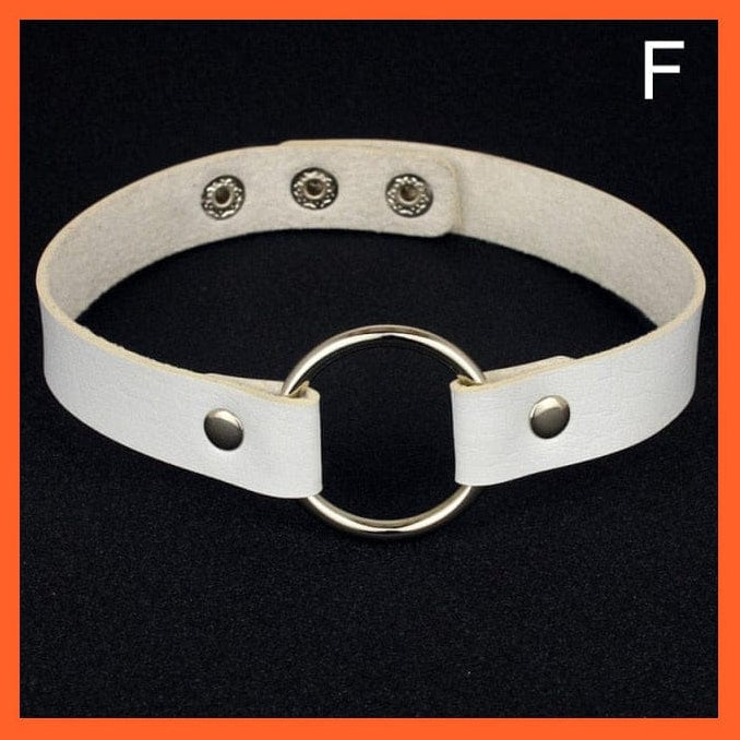 whatagift.com.au necklace Copy of Leather Heart Choker Necklace For Women