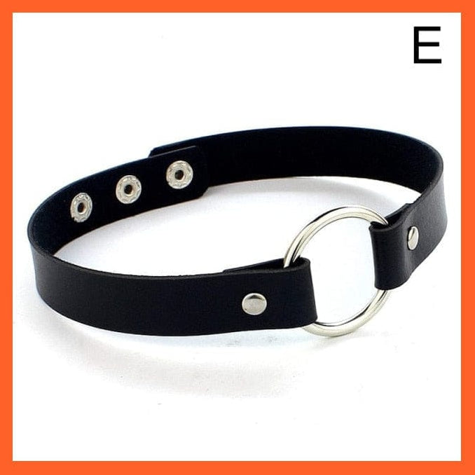 whatagift.com.au necklace Copy of Leather Heart Choker Necklace For Women
