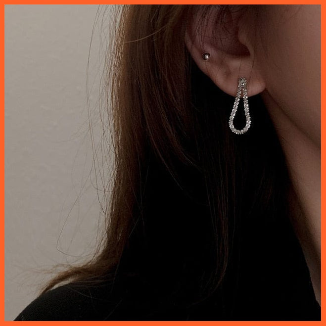 Sparkling Silver Color Elegant Clavicle Chain Choker, Earring, Bracelet, Anklet For Women | whatagift.com.au.