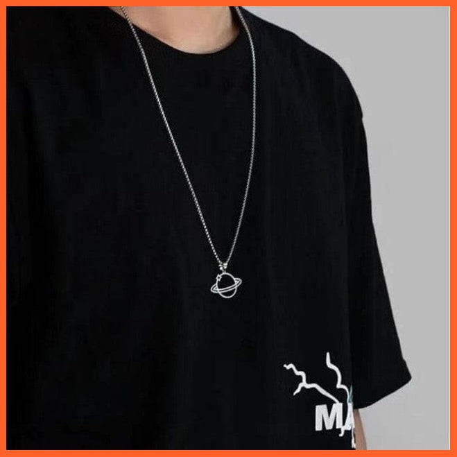 Silver Color Cool Cross Pendant Necklace | Street Style Necklace For Men Women | whatagift.com.au.