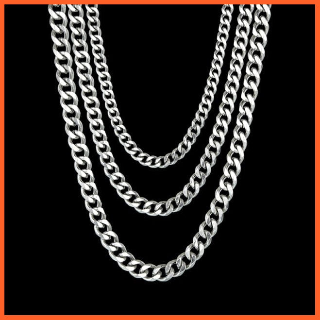 Men Women Black Gold Link Chain Chokers Solid Metal Jewellery | whatagift.com.au.