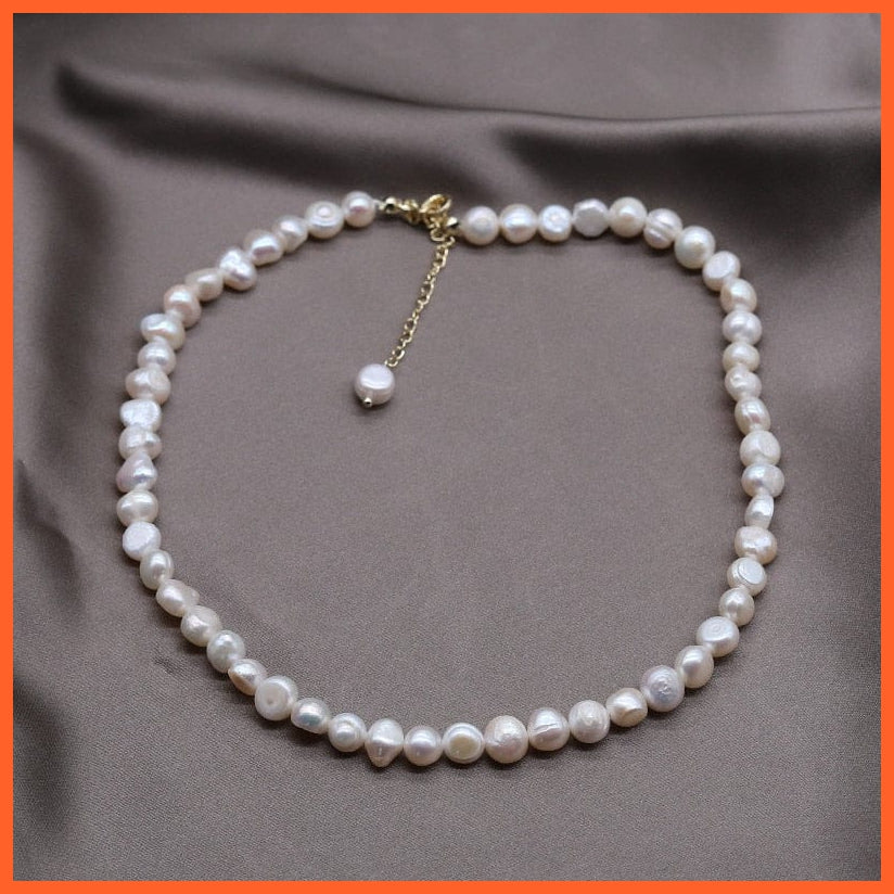 whatagift.com.au necklace White Natural Freshwater Pearl Bracelet for Women