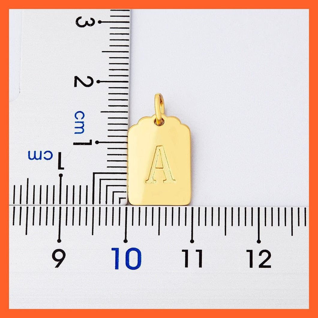 whatagift.com.au Necklaces Gold Pendant Initial 26 Letters Pendent Necklace | Best Gift For Women
