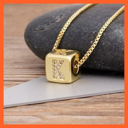 whatagift.com.au Necklaces Gold Plated Luxury Initial A-Z Letters Necklace | Best Gift For Anyone