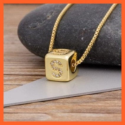 whatagift.com.au Necklaces Gold Plated Luxury Initial A-Z Letters Necklace | Best Gift For Anyone