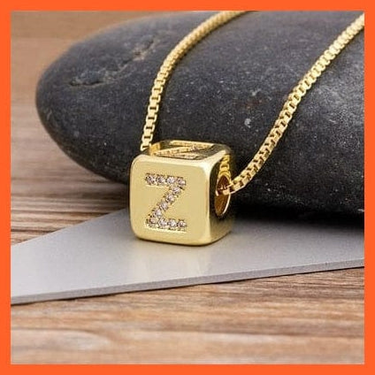 whatagift.com.au Necklaces Gold Plated Luxury Initial A-Z Letters Necklace | Best Gift For Anyone