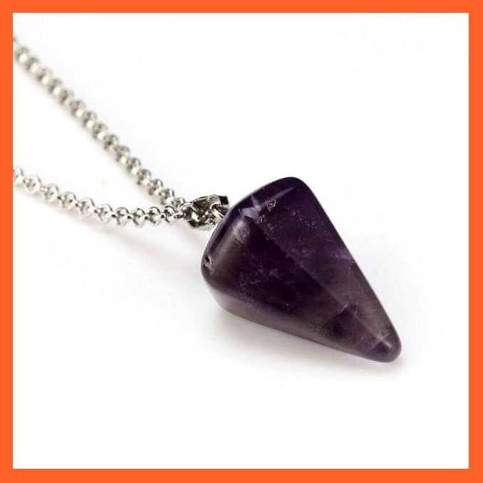 whatagift.com.au Necklaces Hexagonal Healing Tiger Eye Crystal Pendant Necklaces