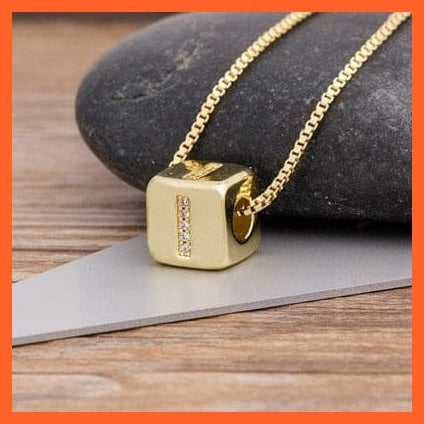 whatagift.com.au Necklaces I Gold Plated Luxury Initial A-Z Letters Necklace | Best Gift For Anyone