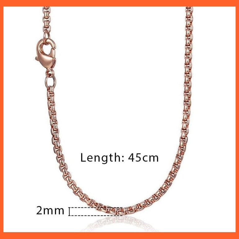 whatagift.com.au Necklaces KN555 Chain 45cm Copy of 12 Constellation Zodiac Sign Pendant Necklace In Rose Gold