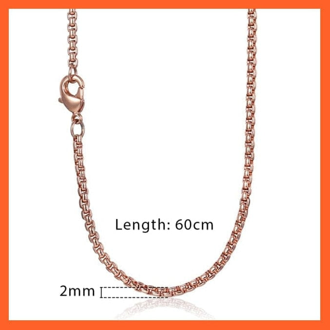 whatagift.com.au Necklaces KN555 Chain 60cm Copy of 12 Constellation Zodiac Sign Pendant Necklace In Rose Gold