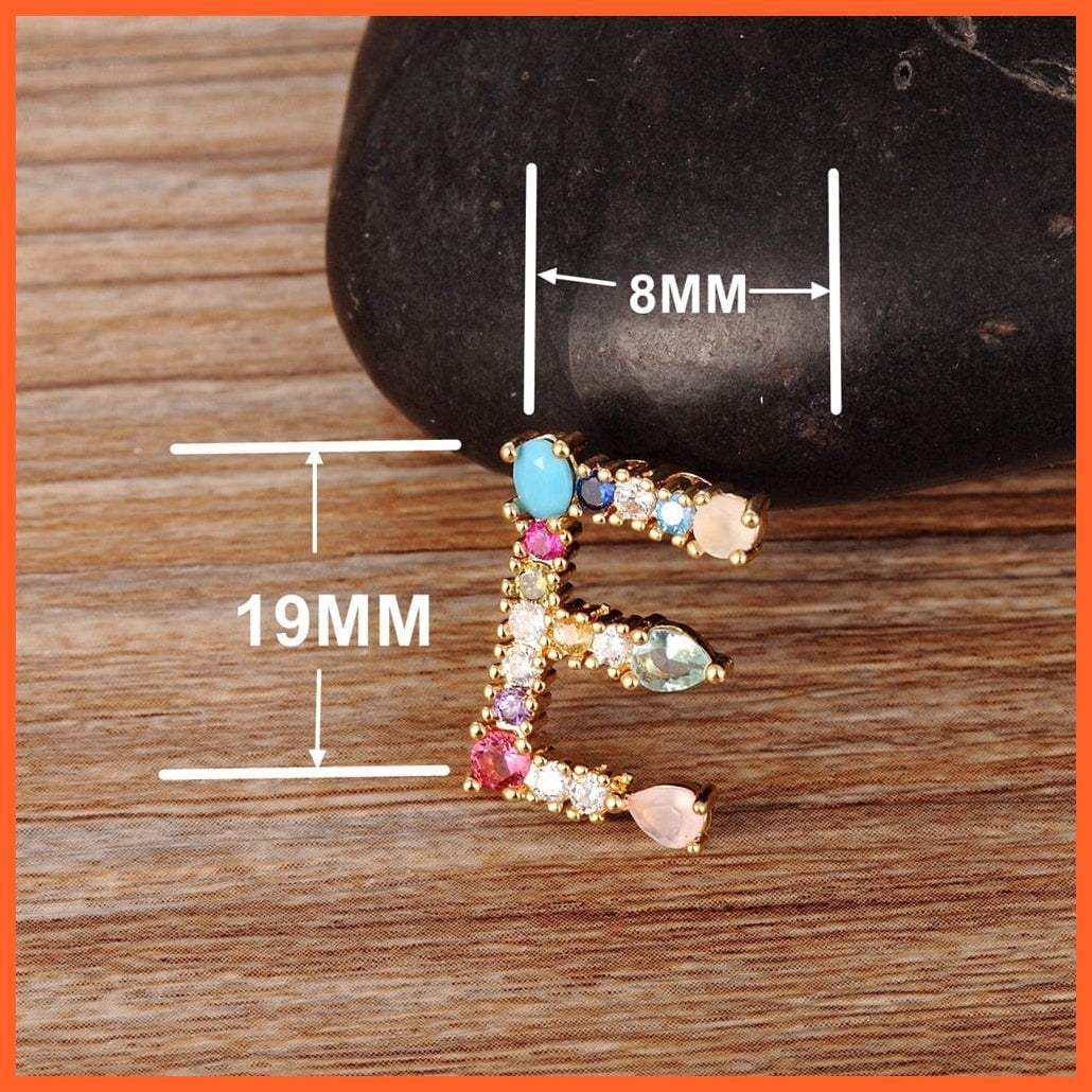 Multi Color Initial 26 Letters Pendent Necklace | Best Gift For Women | whatagift.com.au.