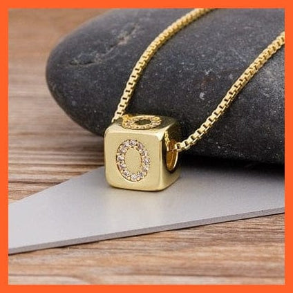 whatagift.com.au Necklaces O Copy of Gold Plated Luxury Initial A-Z Letters Necklace | Best Gift For Anyone