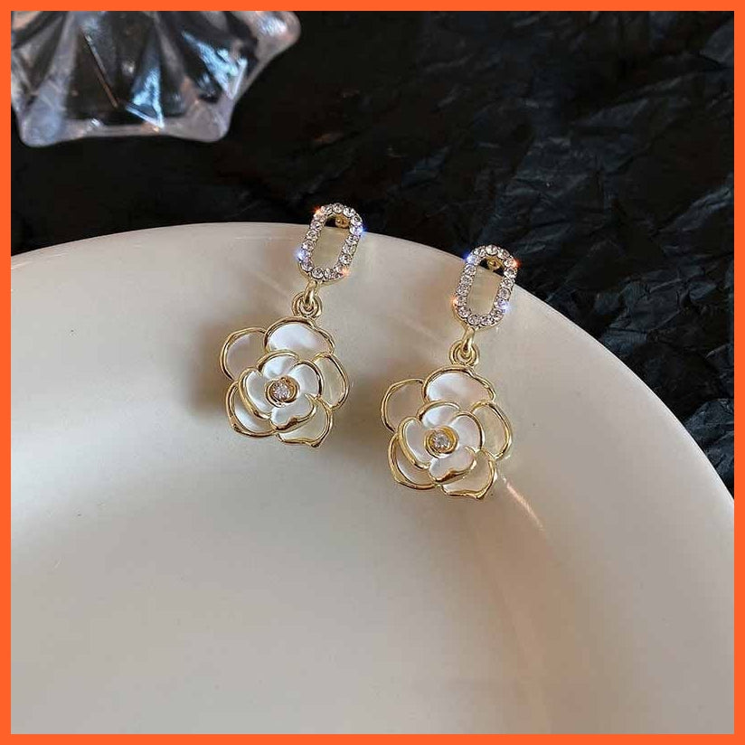whatagift.com.au NEH1644 Pearl Long Dangle Chain Designer Luxury Earrings For Women