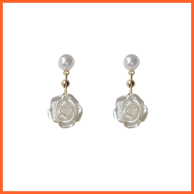 whatagift.com.au NEH1919 Pearl Long Dangle Chain Designer Luxury Earrings For Women