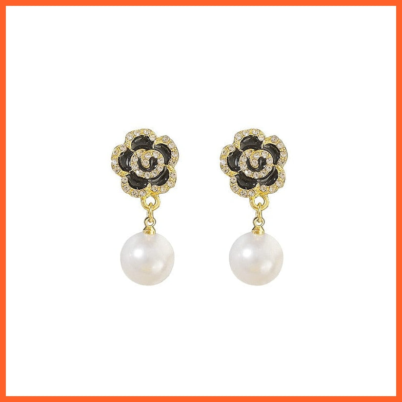 whatagift.com.au NEH843 Pearl Long Dangle Chain Designer Luxury Earrings For Women