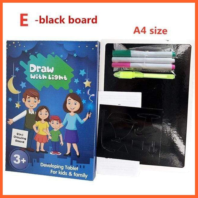 Led Luminous Pen With Board - Fun And Educational For Kids | whatagift.com.au.