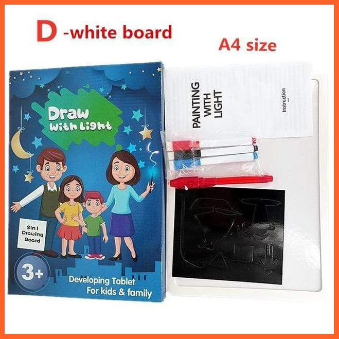 Led Luminous Pen With Board - Fun And Educational For Kids | whatagift.com.au.