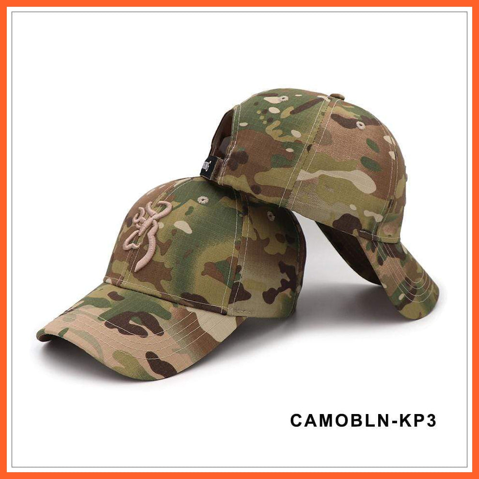 Unisex New Camo Baseball Cap | Camouflage Men Women Snapback Polyester Cap Blank Flat Sports Baseball Caps | whatagift.com.au.