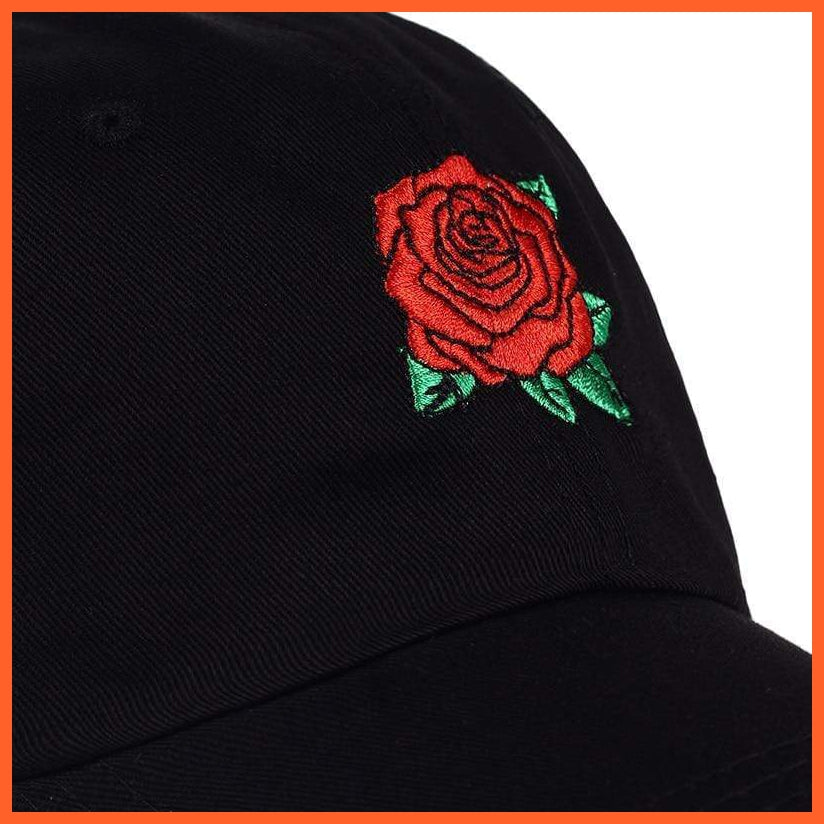 New Roses Baseball Cap | Adjustable Breathable Printed Summer Sports Caps | whatagift.com.au.