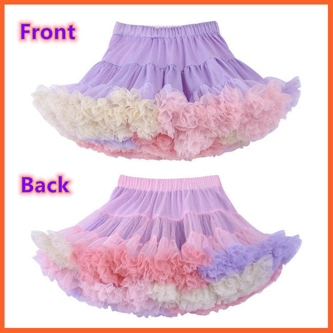 whatagift.com.au New Spring Multicolor Tutu Skirts for Baby Girls