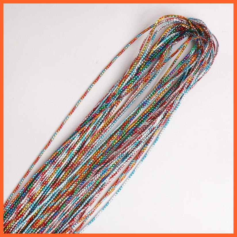 whatagift.com.au No.1 1mm 30Pcs 90cm Mix Colorful 4-30Pcs Hair braids Rope | Strands for African Girls Braids| DIY Ponytail braids For Women