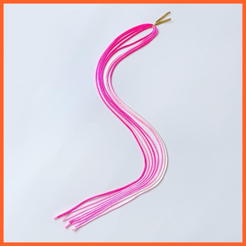 whatagift.com.au No.10 2mm 4Pcs 90cm Mix Colorful 4-30Pcs Hair braids Rope | Strands for African Girls Braids| DIY Ponytail braids For Women