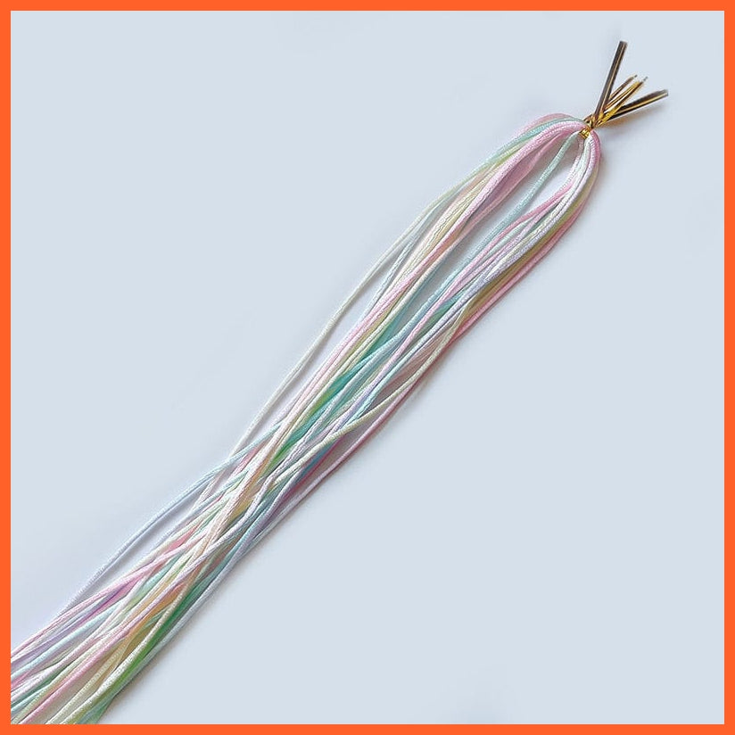 whatagift.com.au No.11 2mm 4Pcs 90cm Mix Colorful 4-30Pcs Hair braids Rope | Strands for African Girls Braids| DIY Ponytail braids For Women