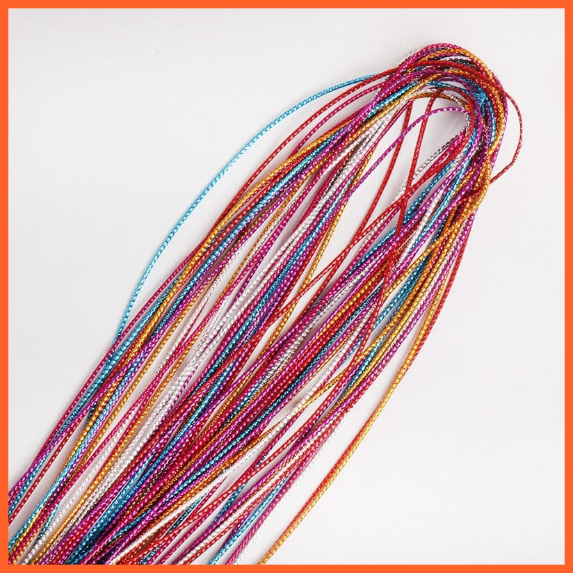 whatagift.com.au No.2 1mm 30Pcs 90cm Mix Colorful 4-30Pcs Hair braids Rope | Strands for African Girls Braids| DIY Ponytail braids For Women