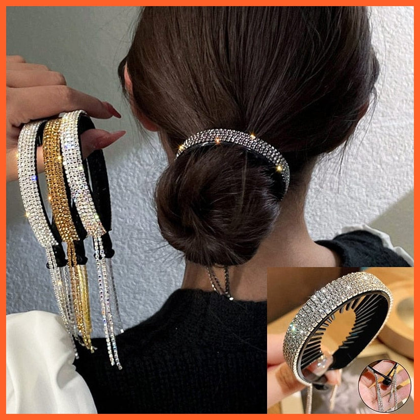 whatagift.com.au No.22 707201 / China / One Size Pearl Hair Claw Clip Set  for Women | Gold Color Metal Hairpins | Geometric Hollow Pincer Barrette Crystal Clip