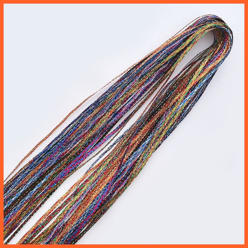 whatagift.com.au No.3 3mm 30Pcs 90cm Mix Colorful 4-30Pcs Hair braids Rope | Strands for African Girls Braids| DIY Ponytail braids For Women