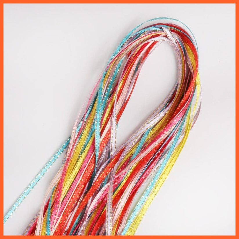 whatagift.com.au No.6 4mm 12Pcs 90cm Mix Colorful 4-30Pcs Hair braids Rope | Strands for African Girls Braids| DIY Ponytail braids For Women