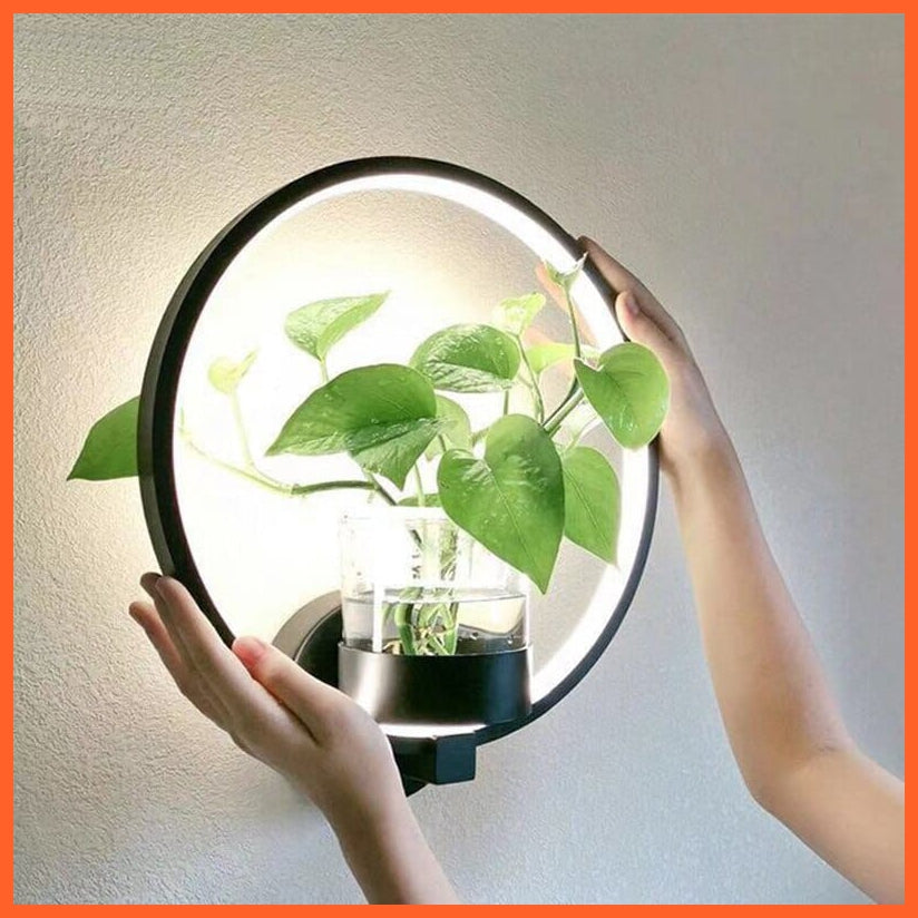 whatagift.com.au Nordic Plant Wall Lamps LED Modern Minimalist Indoor Decor Light