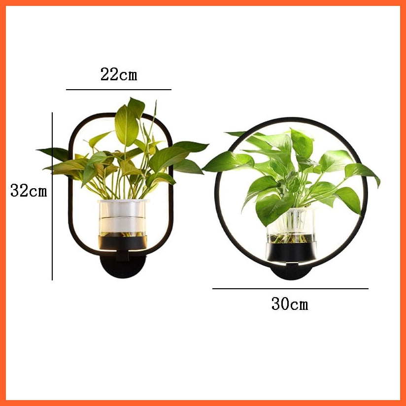 whatagift.com.au Nordic Plant Wall Lamps LED Modern Minimalist Indoor Decor Light