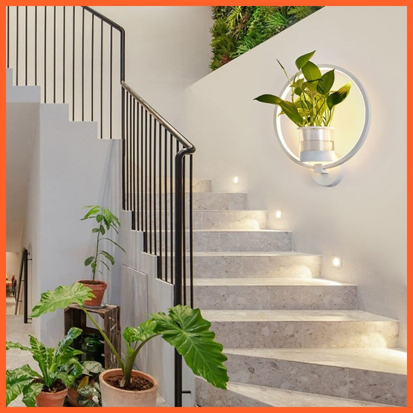 whatagift.com.au Nordic Plant Wall Lamps LED Modern Minimalist Indoor Decor Light