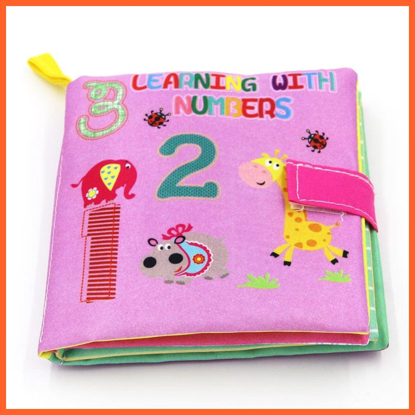 whatagift.com.au number Animal Style Kids Cloth Learning Books