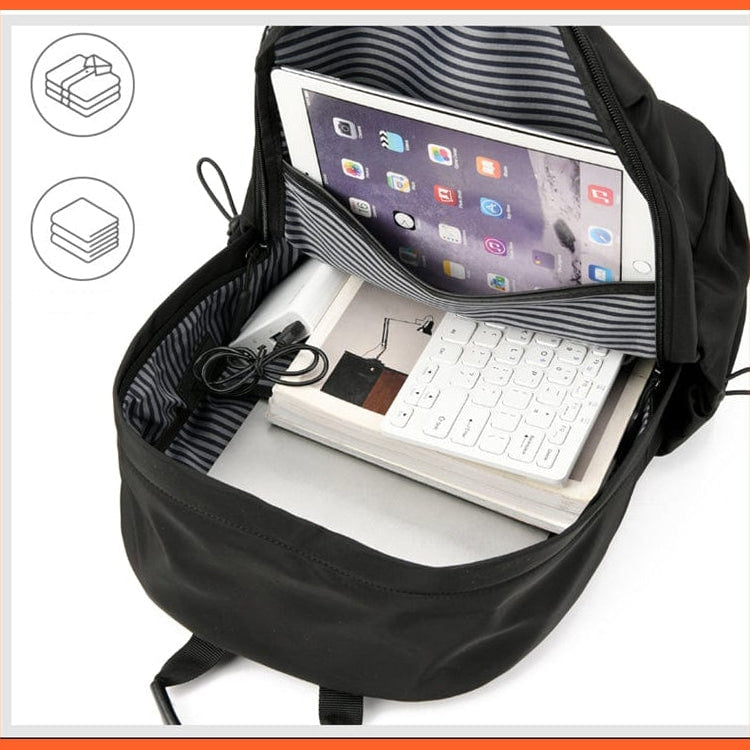 whatagift.com.au Nylon Waterproof Backpack | Travel Backpack