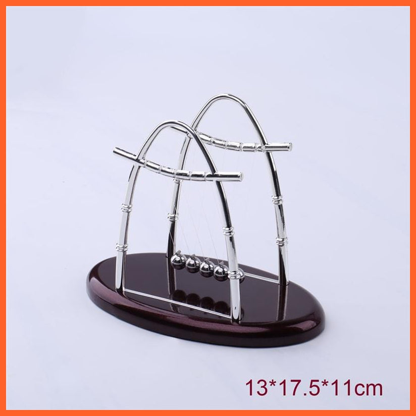 whatagift.com.au office accessories 04 / China Newton Cradle Balance Steel Balls Physics Science Pendulum Desk Toy Home Decoration