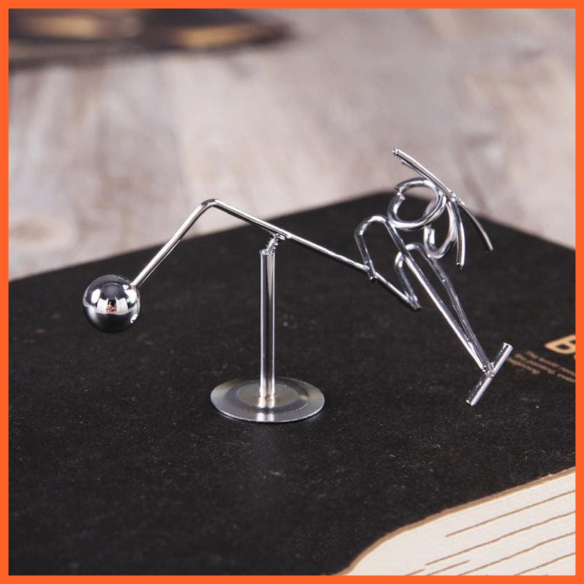 whatagift.com.au office accessories 07 / China Newton Cradle Balance Steel Balls Physics Science Pendulum Desk Toy Home Decoration