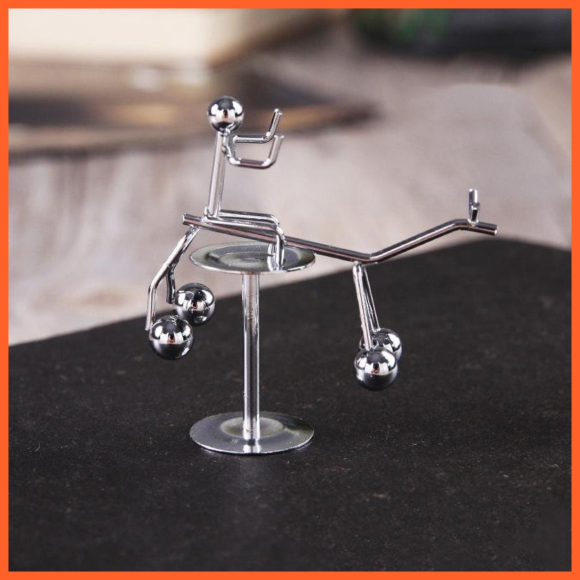 whatagift.com.au office accessories 11 / China Newton Cradle Balance Steel Balls Physics Science Pendulum Desk Toy Home Decoration