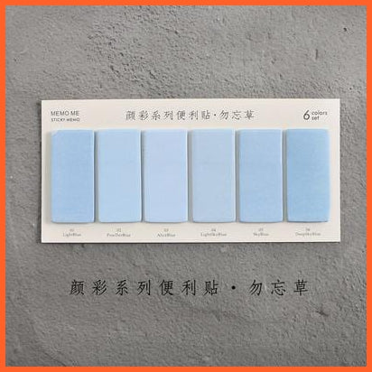 whatagift.com.au office accessories A 6 Colors Set Cute Novelty Sticky Notes | Memo Pad Index Bookmark Sticker