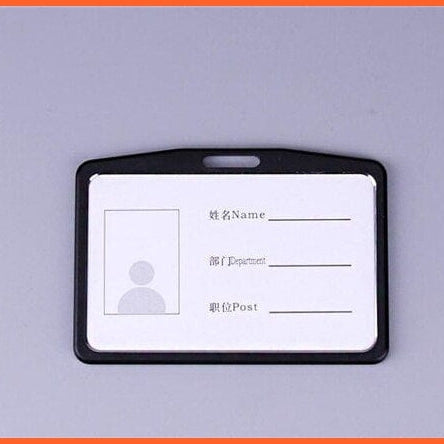 whatagift.com.au office accessories Black No String 1 / China ID Card Holder Aluminum Work Name Card Holders Business Work Card ID Badge Holder