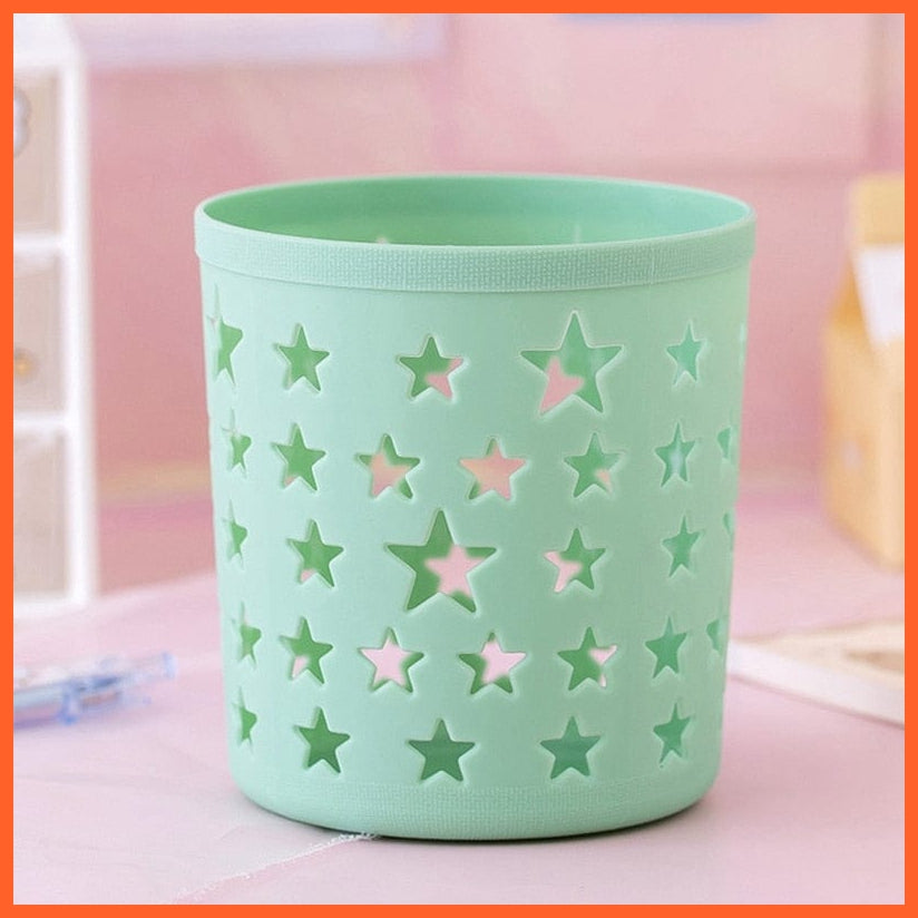 whatagift.com.au office accessories GR Creative Hollow Stars Pen Pencil Pot Holder | Brush Storage Container Desk Organizer