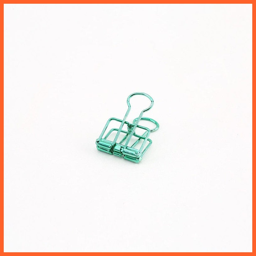 whatagift.com.au office accessories Green S Gold Silver Rose Green Purple Binder Clips Large